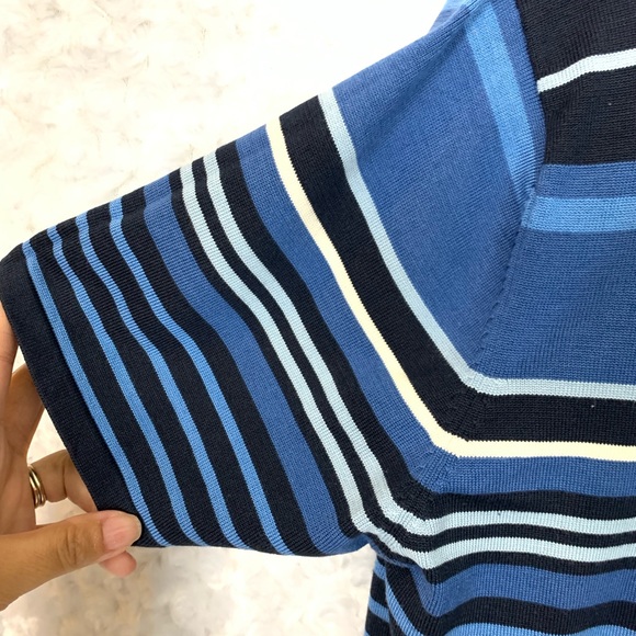 Pendleton Striped Short Sleeve Silk Blend Shirt - Picture 5 of 7